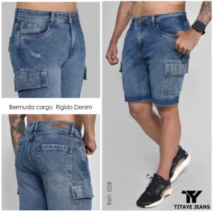 Bermuda Cargo Denim