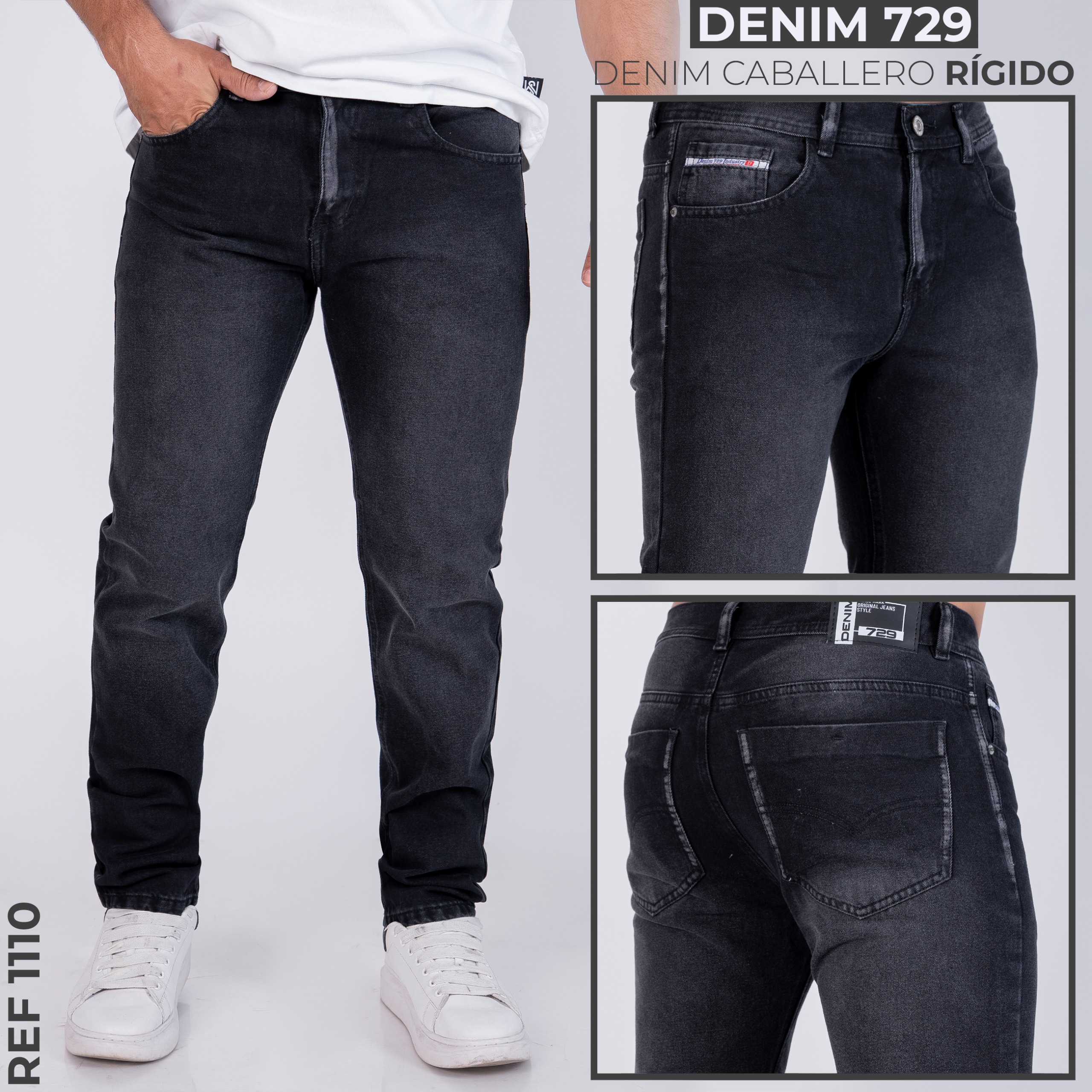 Denim Caballero Rígido