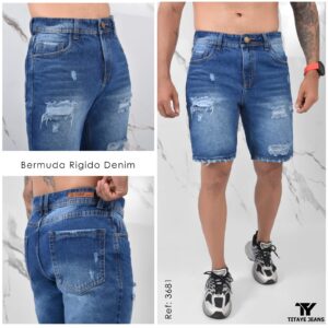 Bermuda Rigida Denim